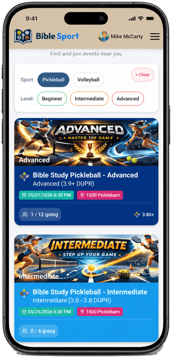 Bible Sport app